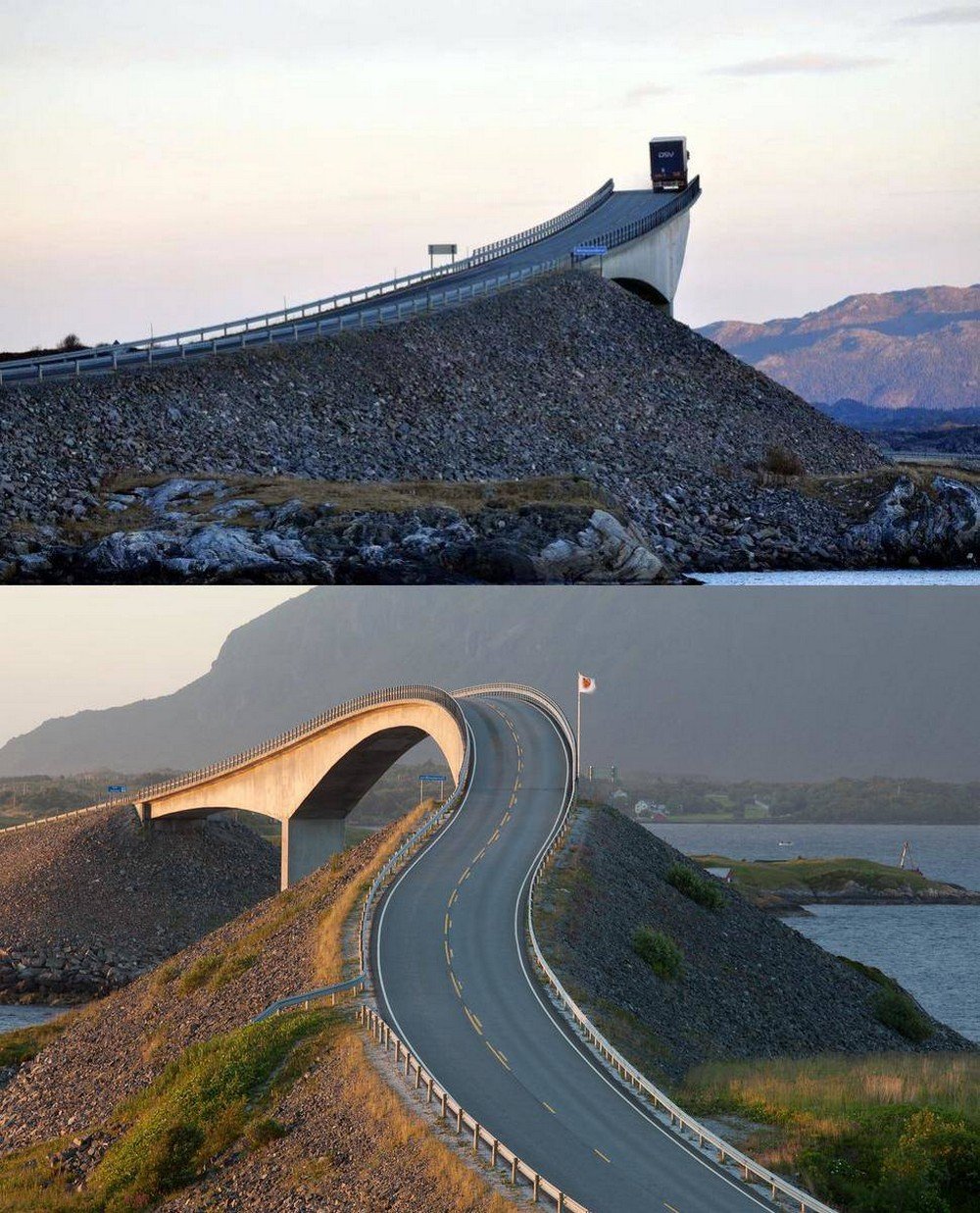 Storseisundet Bridge в Норвегии