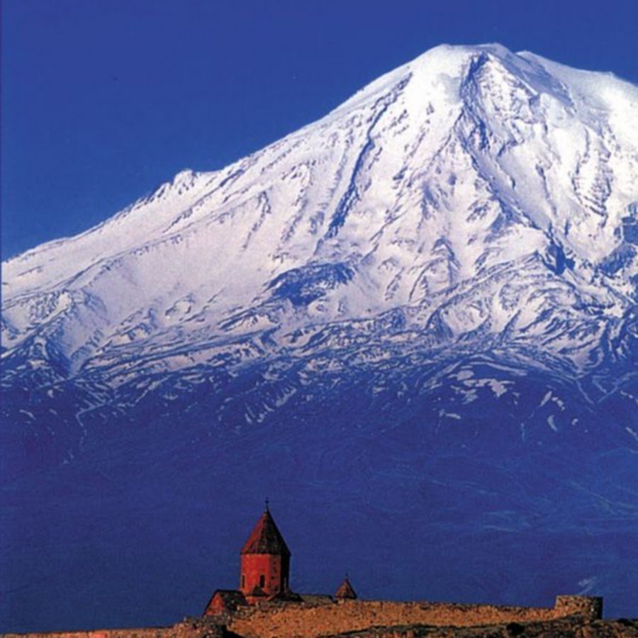 Вид с вершины арарата на армению