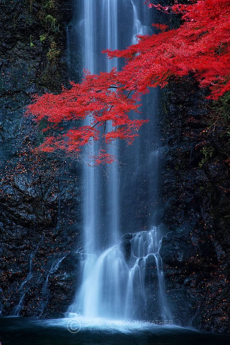 Водопады японии