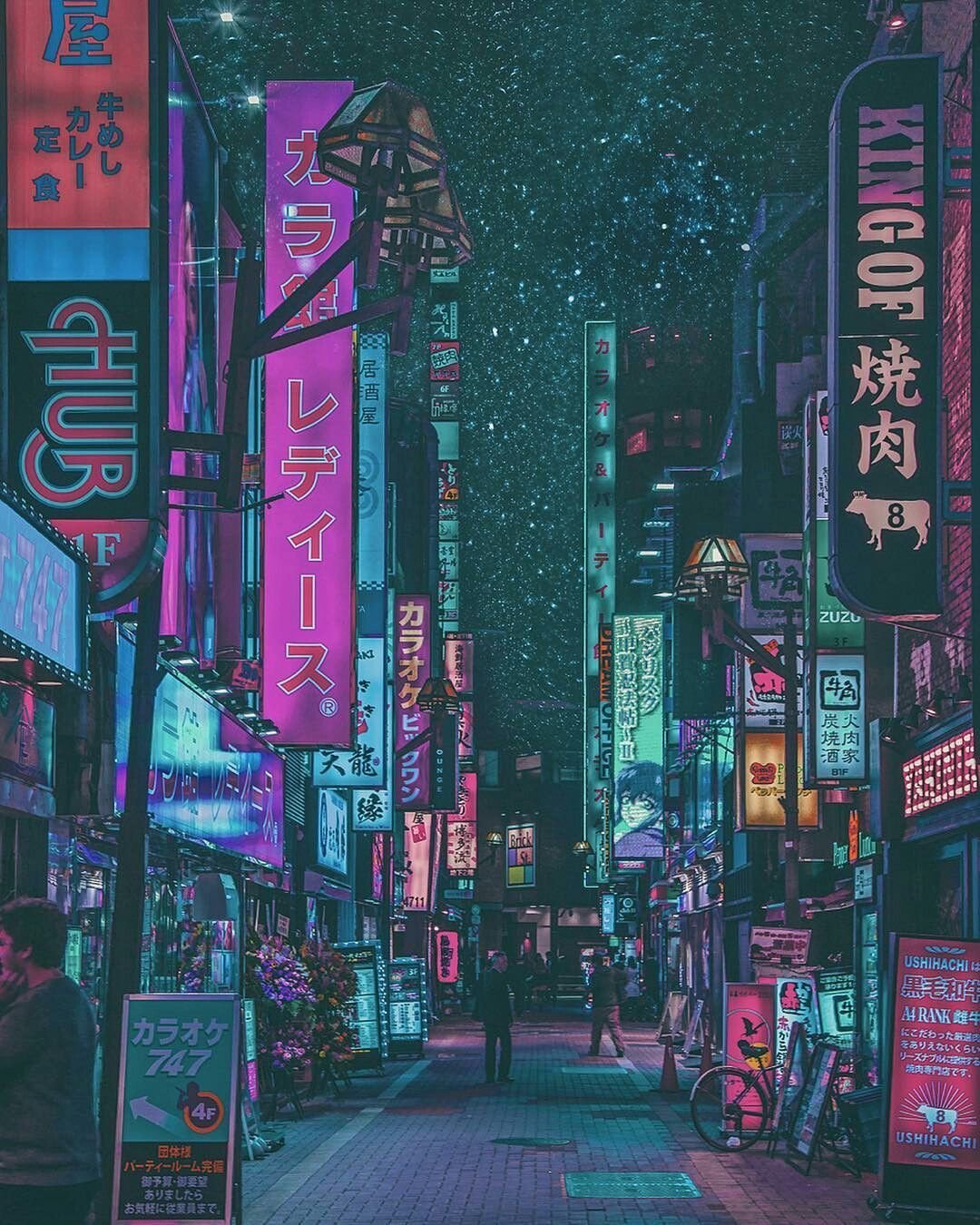 Киберпанк vaporwave anime