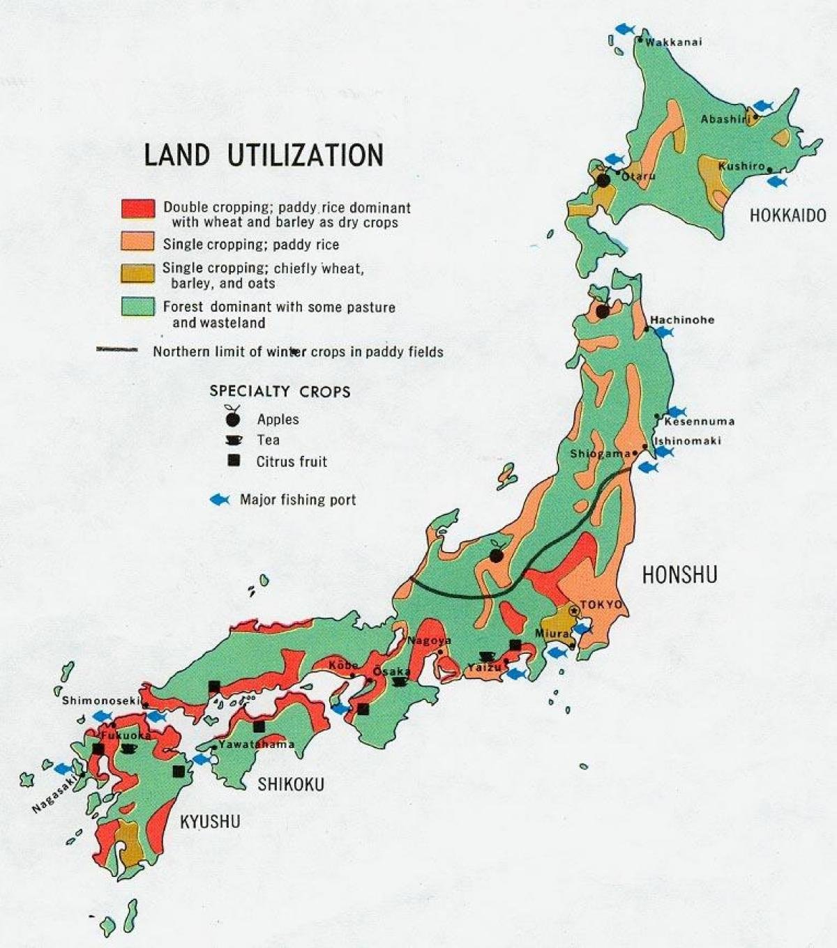 Природный потенциал японии. Почвы Японии карта. Сельское хозяйство Японии карта. Полезные ископаемые Японии на карте. Почвенные ресурсы Японии карта.