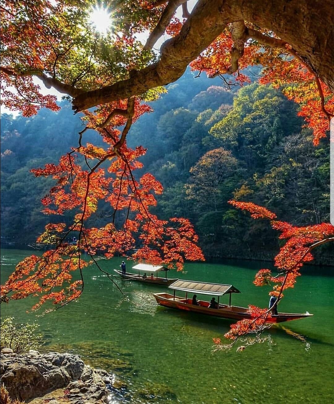 Красивые места в японии природа