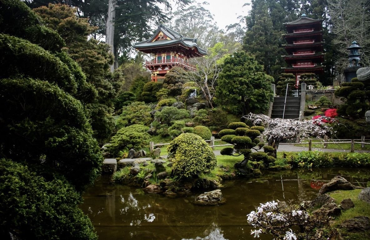 Самый известный сад в японии