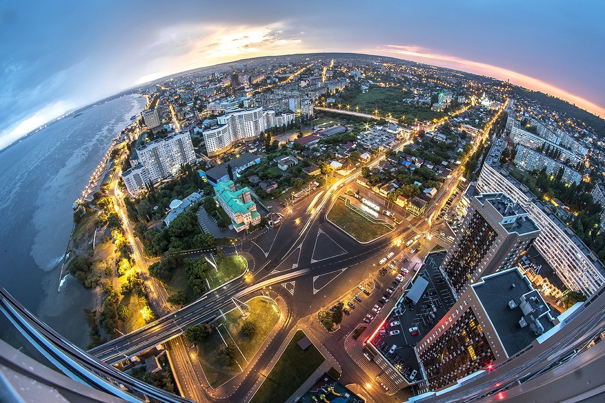 Город Нур-Султан с высоты