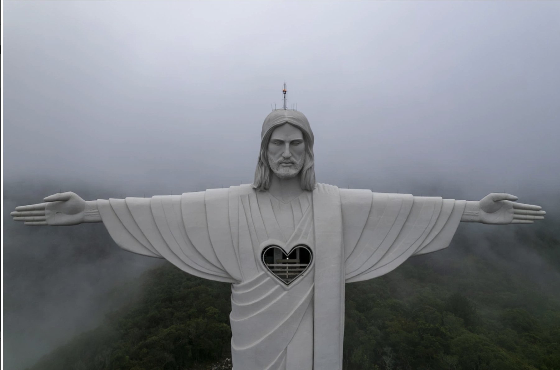 статуя иисуса рио