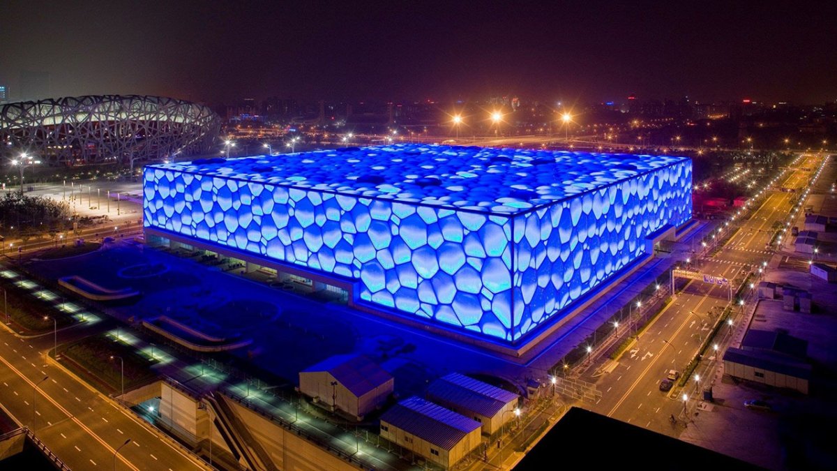 Национальный центр водных видов спорта в пекине