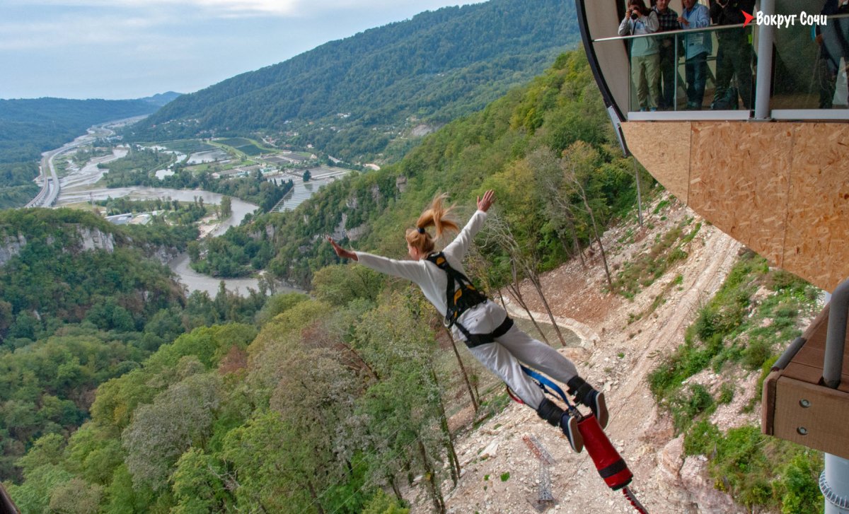 Сочи тарзанка Skypark