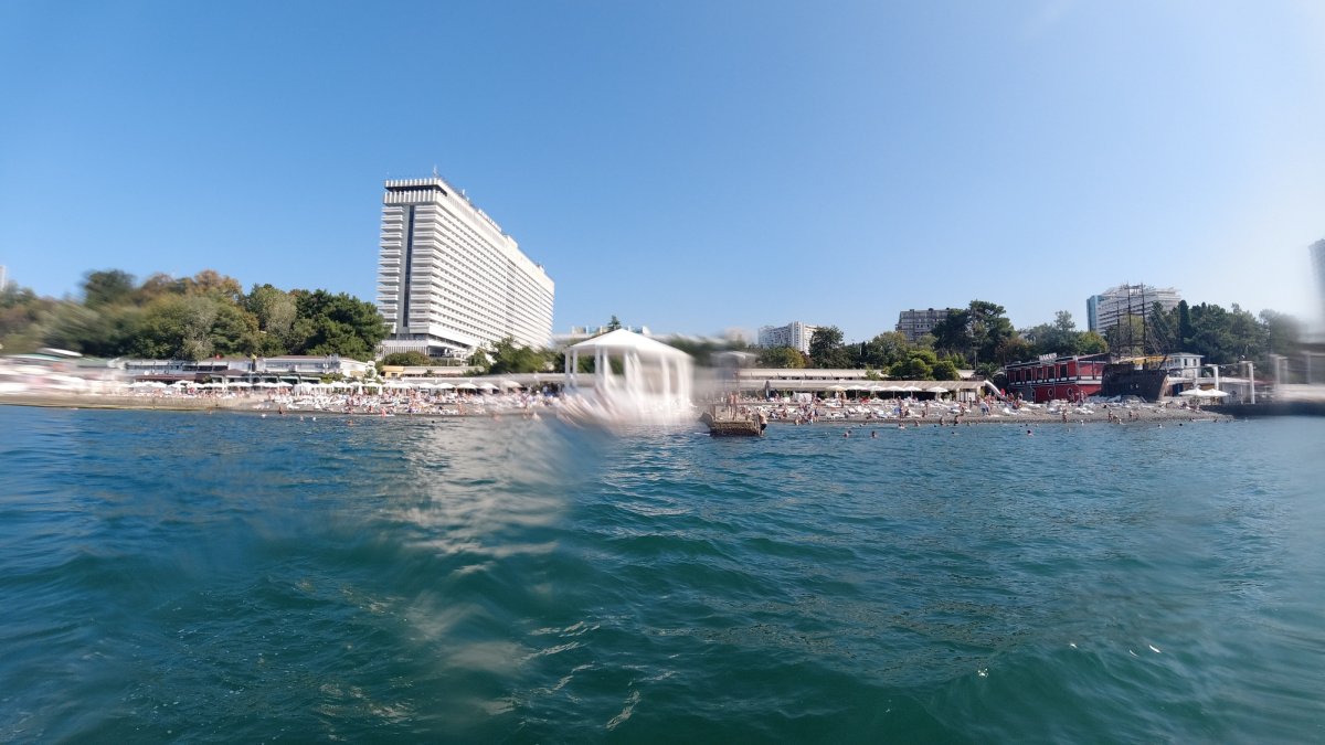 Море у гостиницы Жемчужина Сочи