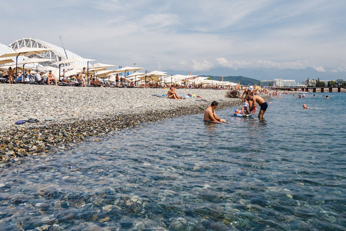 Красивые девушки в Сочи на море