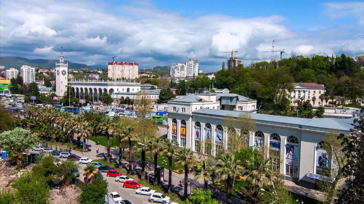 Карта Сочи Адлер Лоо