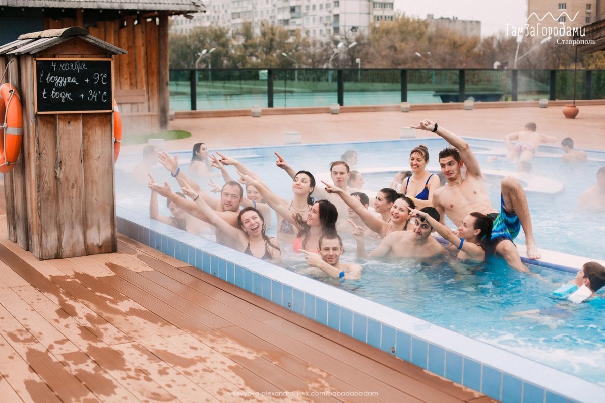 Открытый аквапарк в Омске
