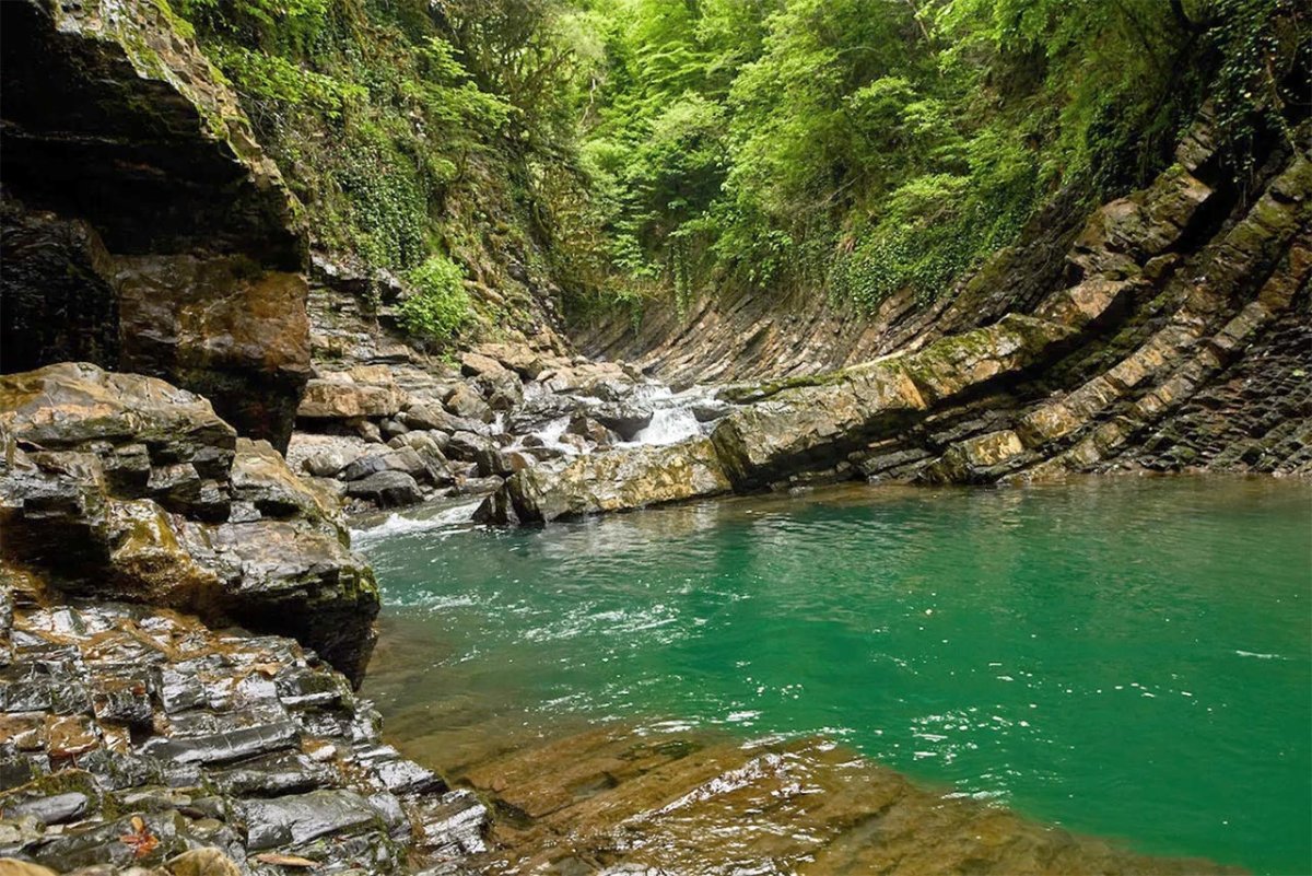 Ореховский водопад Сочи