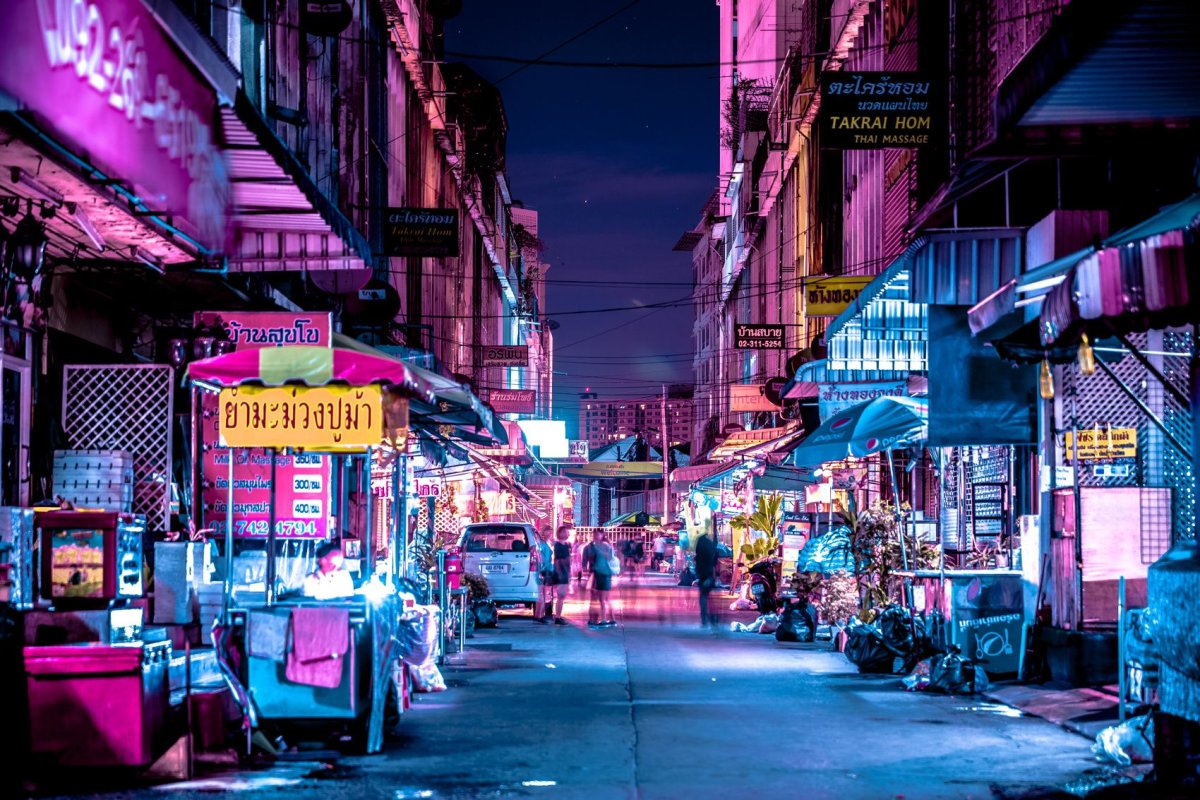 Токио ночью