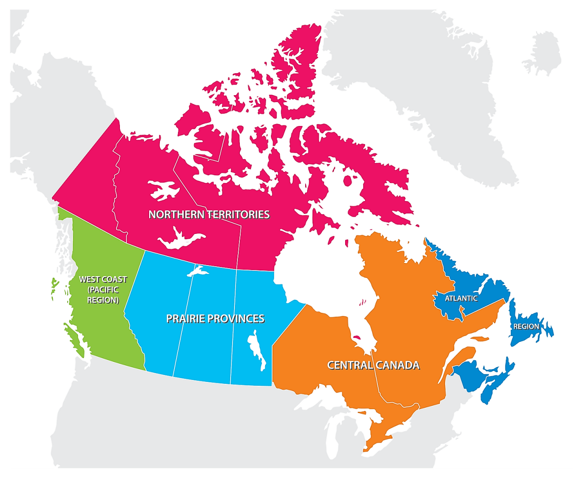 Canada Map Provinces