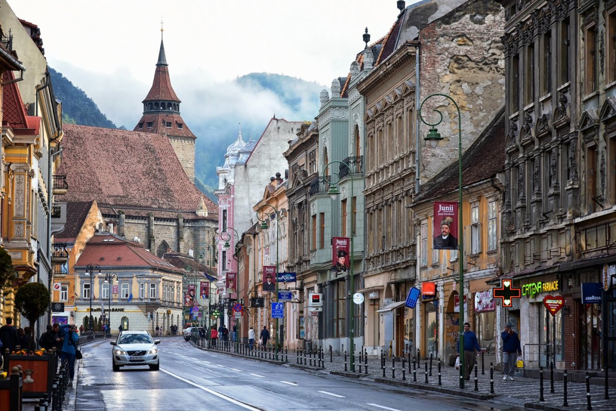 Город Брашов Румыния