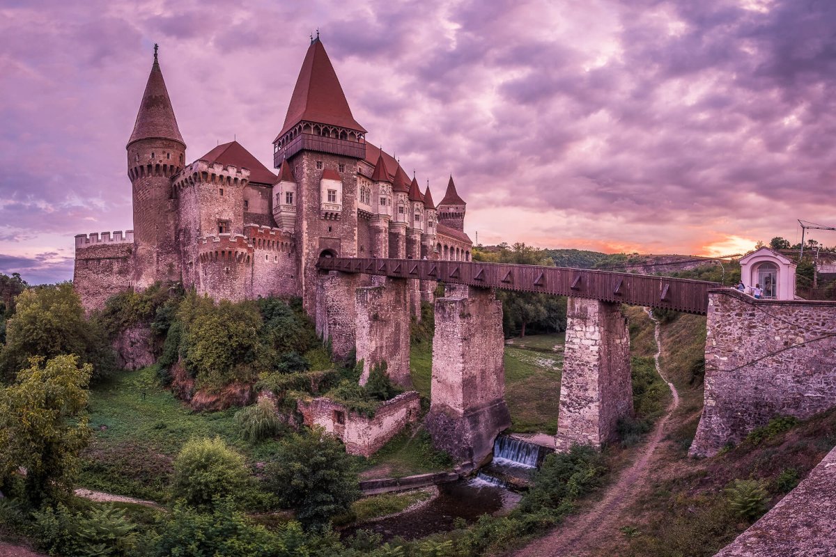 Замок Корвинов, Трансильвания, Румыния