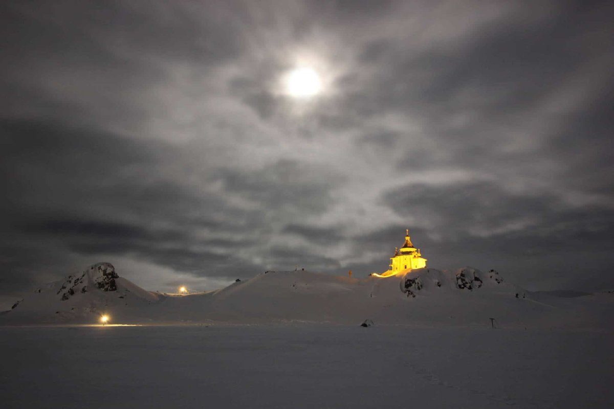 Храм в антарктиде
