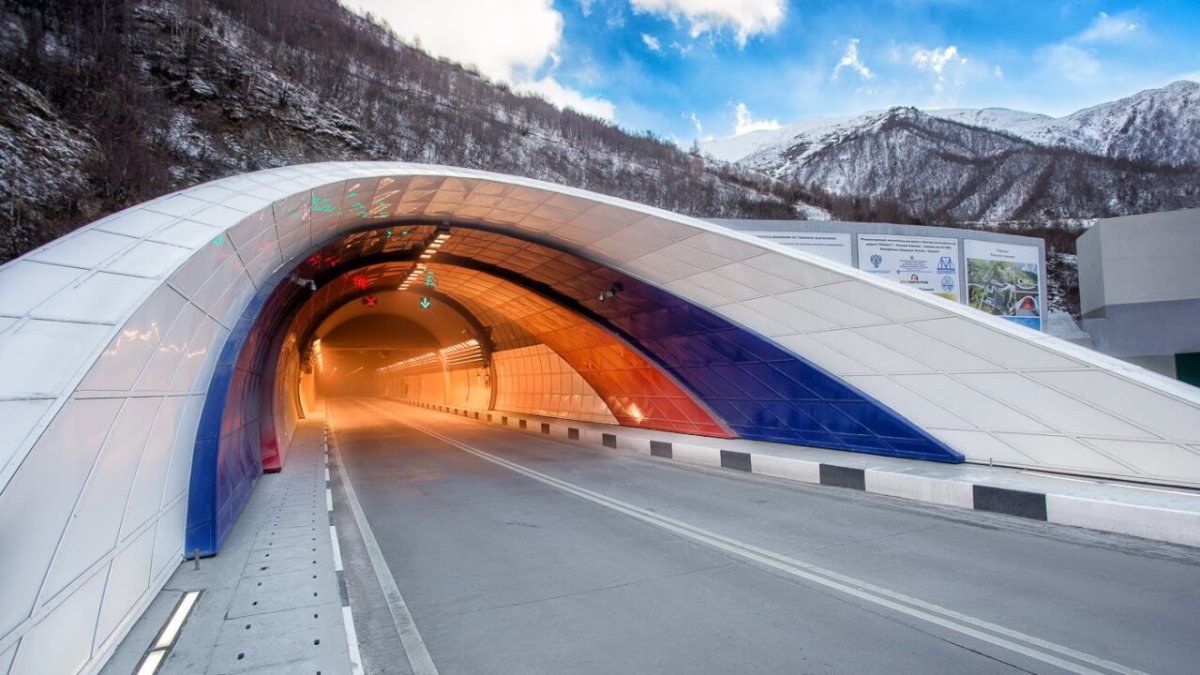 Туннель в грузии новый