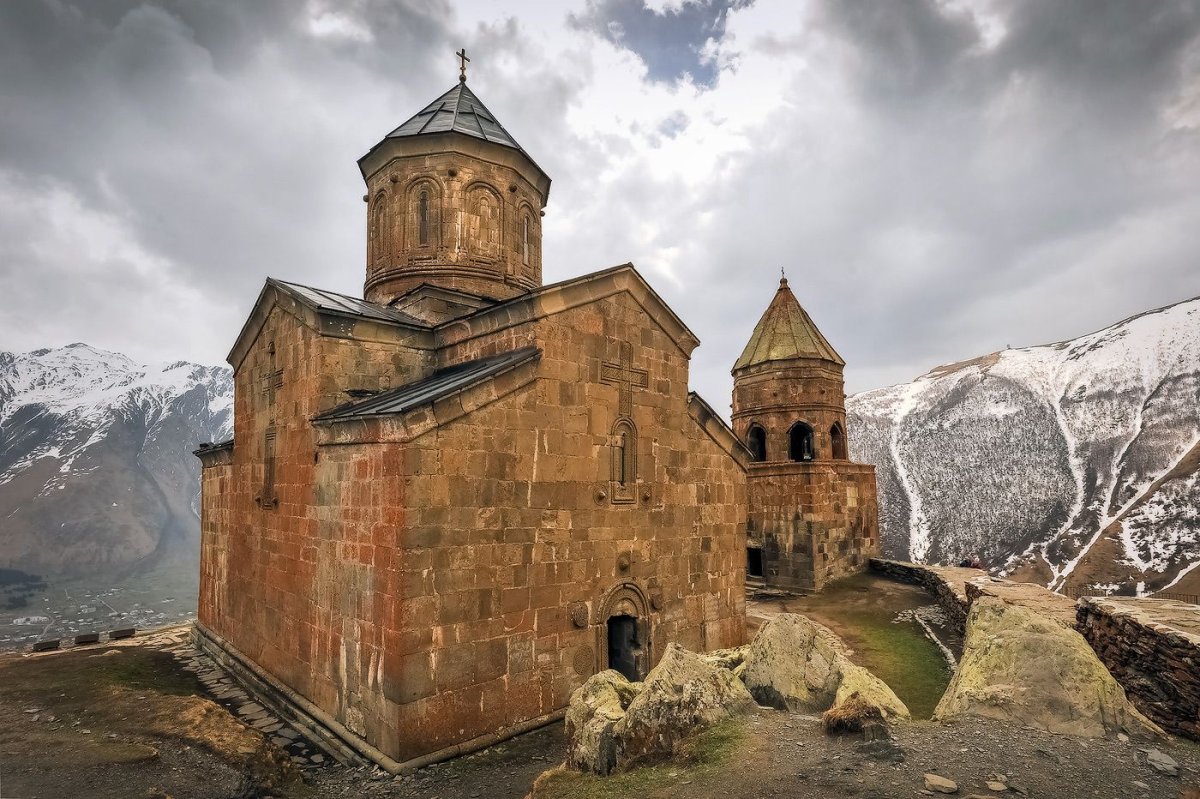 Троицкая Церковь в Гергети Грузия