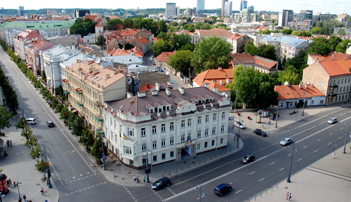 Литва старый город Каунаса