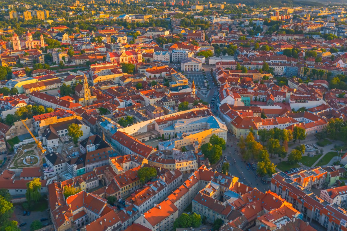Город Каунас улицы