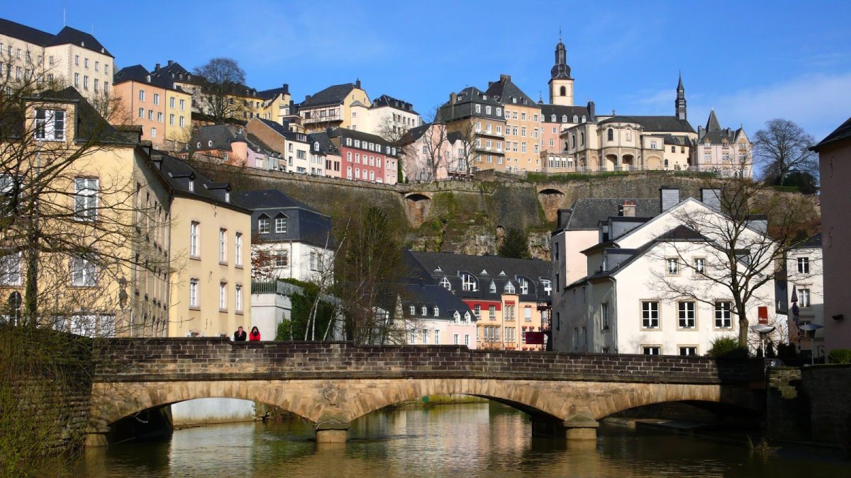 Старый квартал люксембург