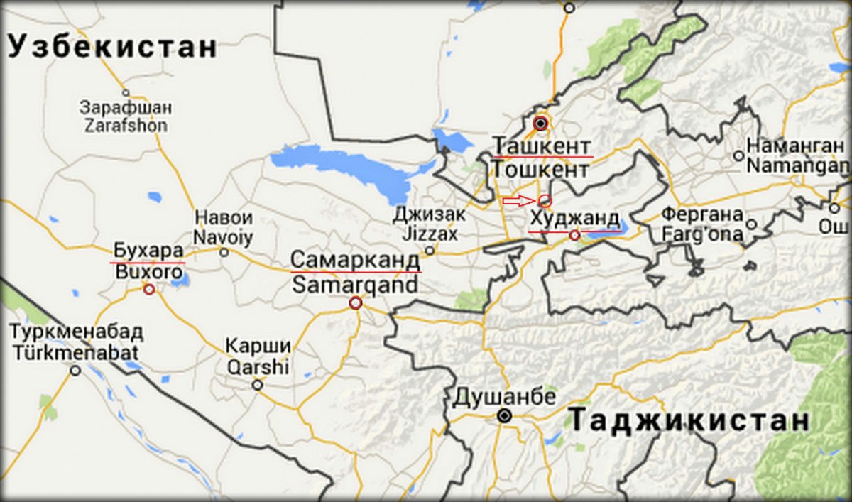 Дорога Душанбе Памир