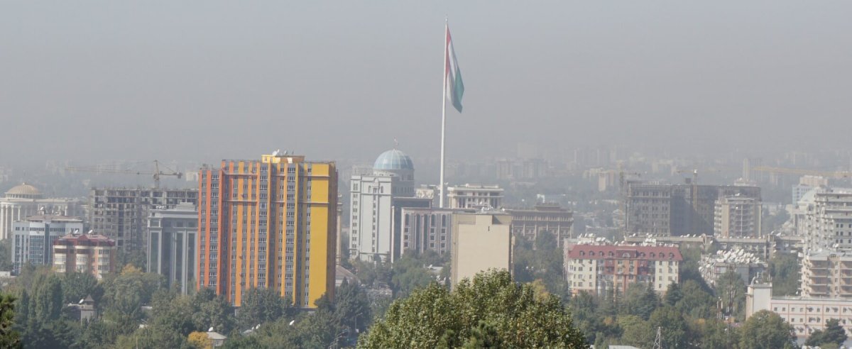 Душанбе панорама города