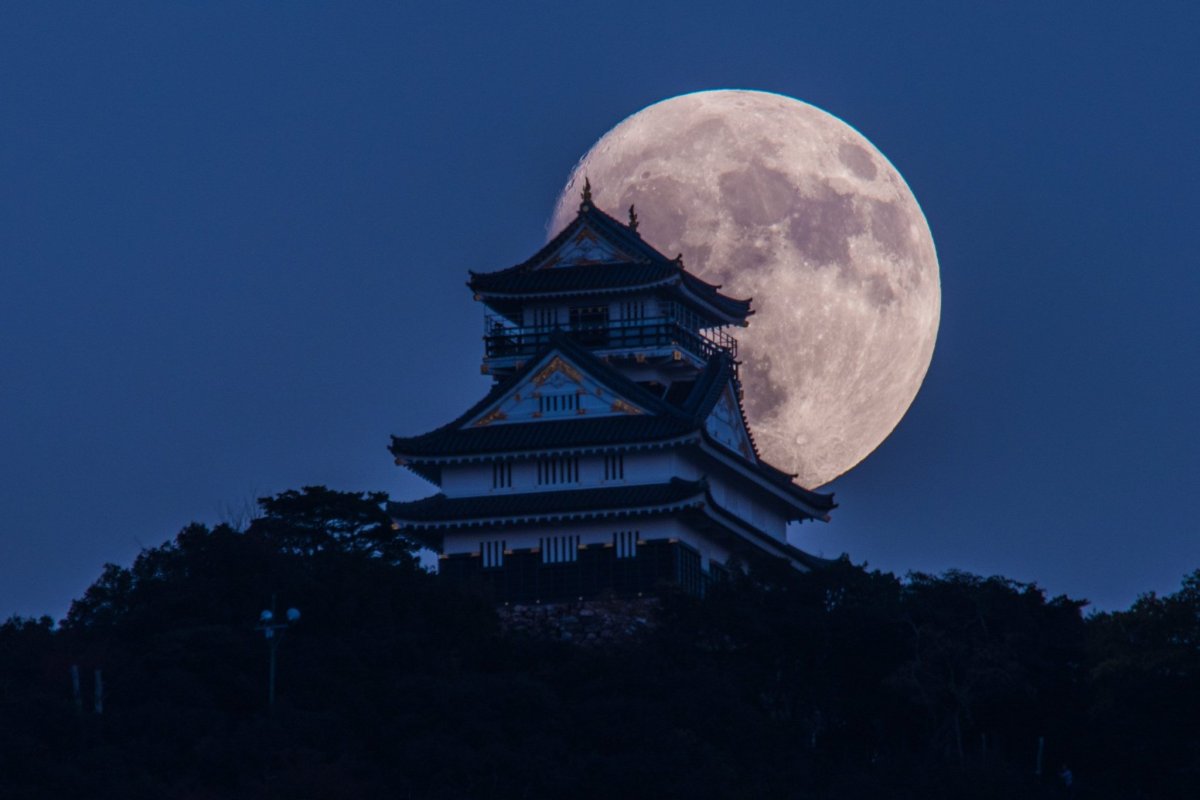 Япония луна