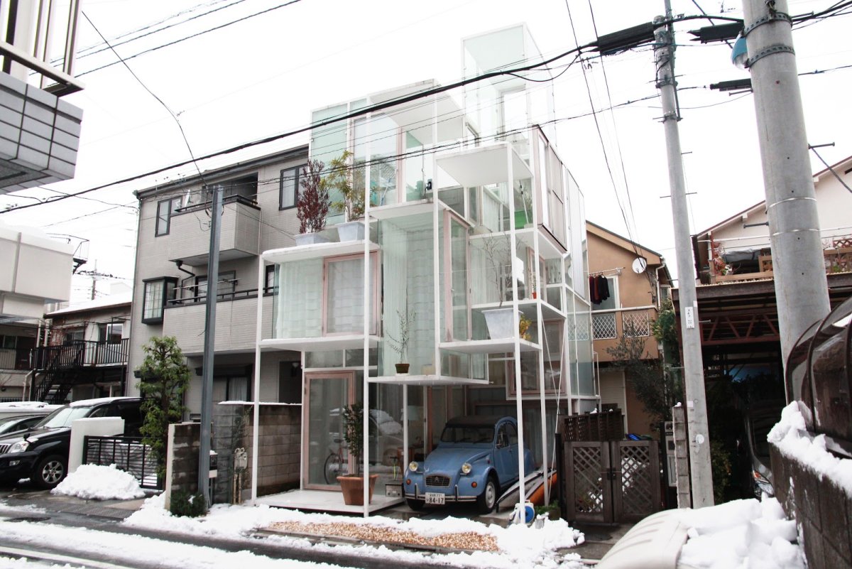 Kengo Kuma Glass Wood House