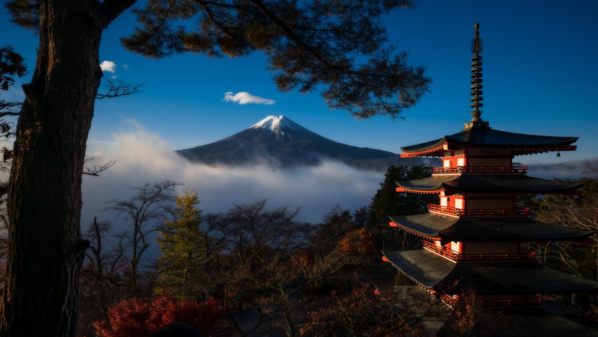 Самая известная гора японии