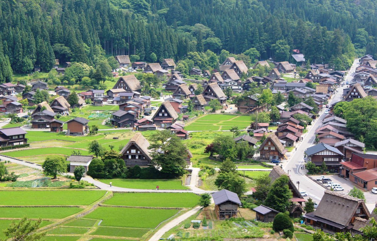 Красивые деревни японии