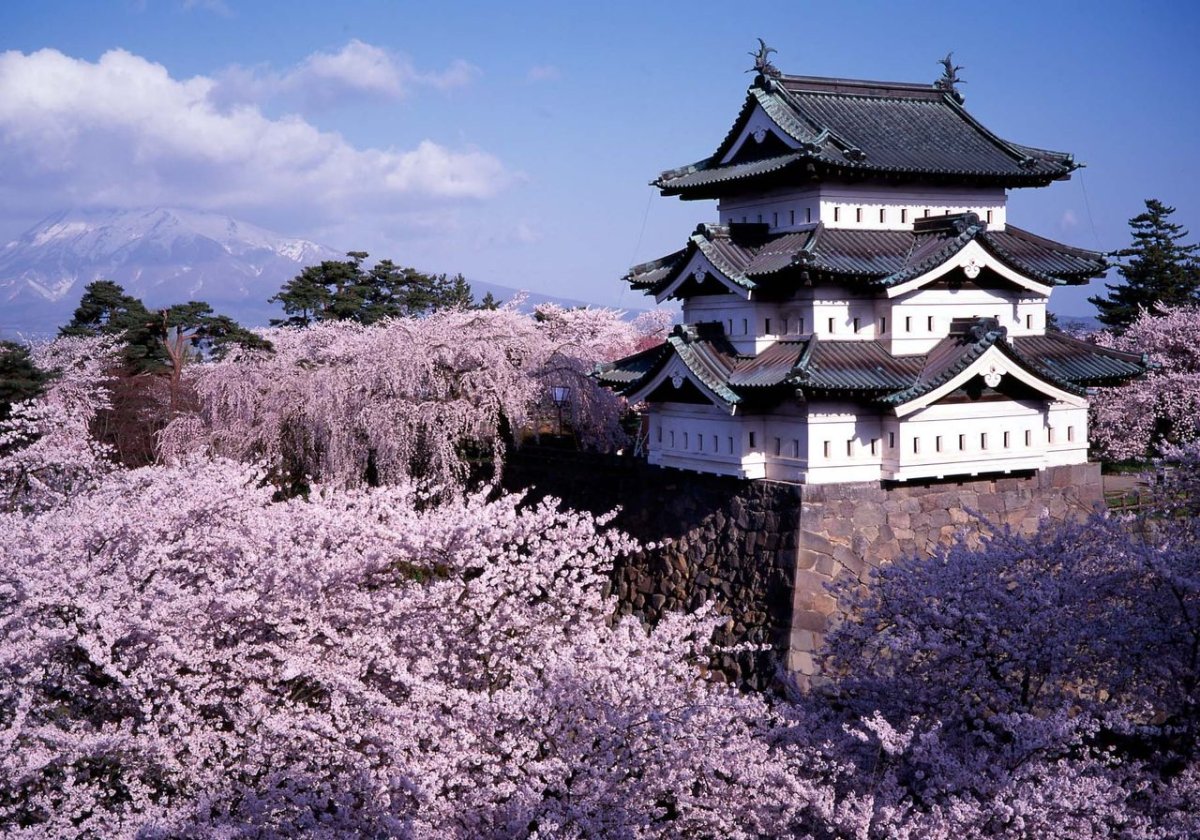 Замки и храмы японии