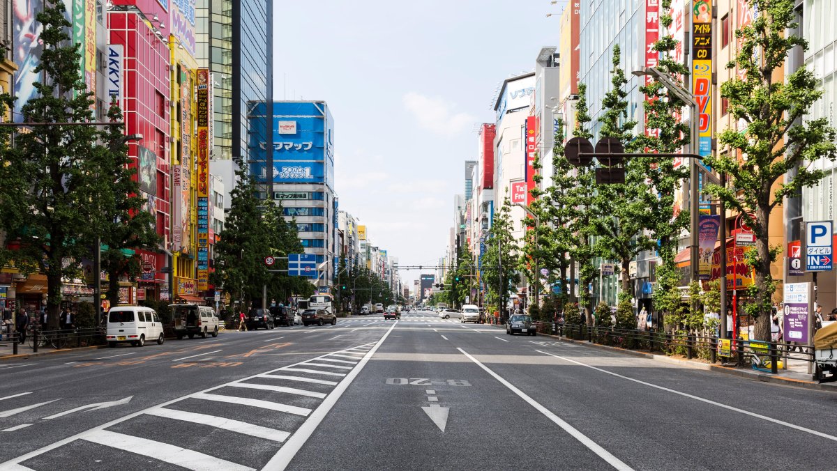 Знаменитая улица в японии