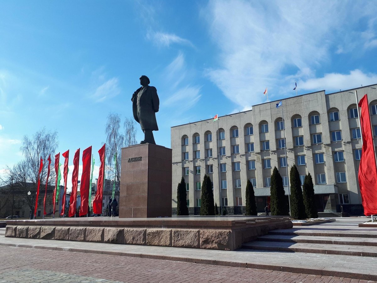 Памятник Ленину в Беларуси