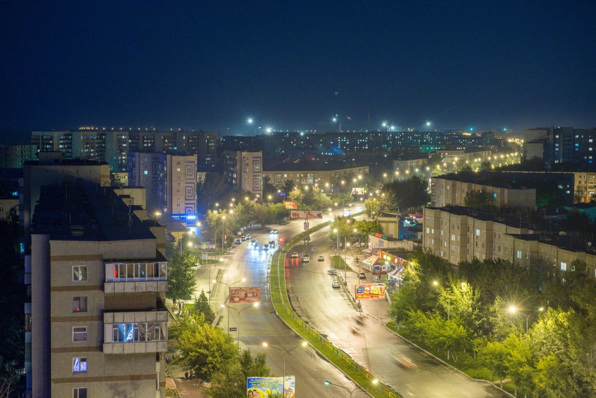 Казахстан город улица