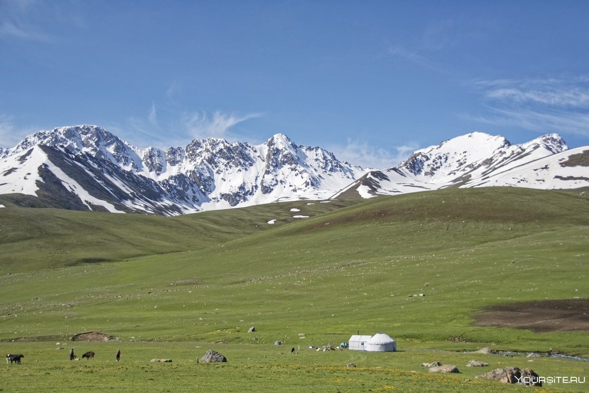 Горы киргизии и казахстана