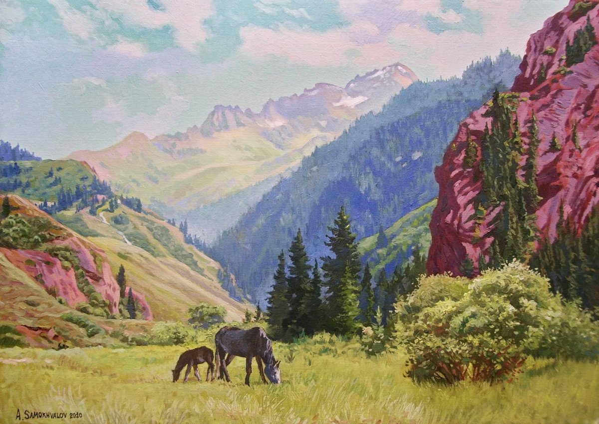Картины казахстана природа