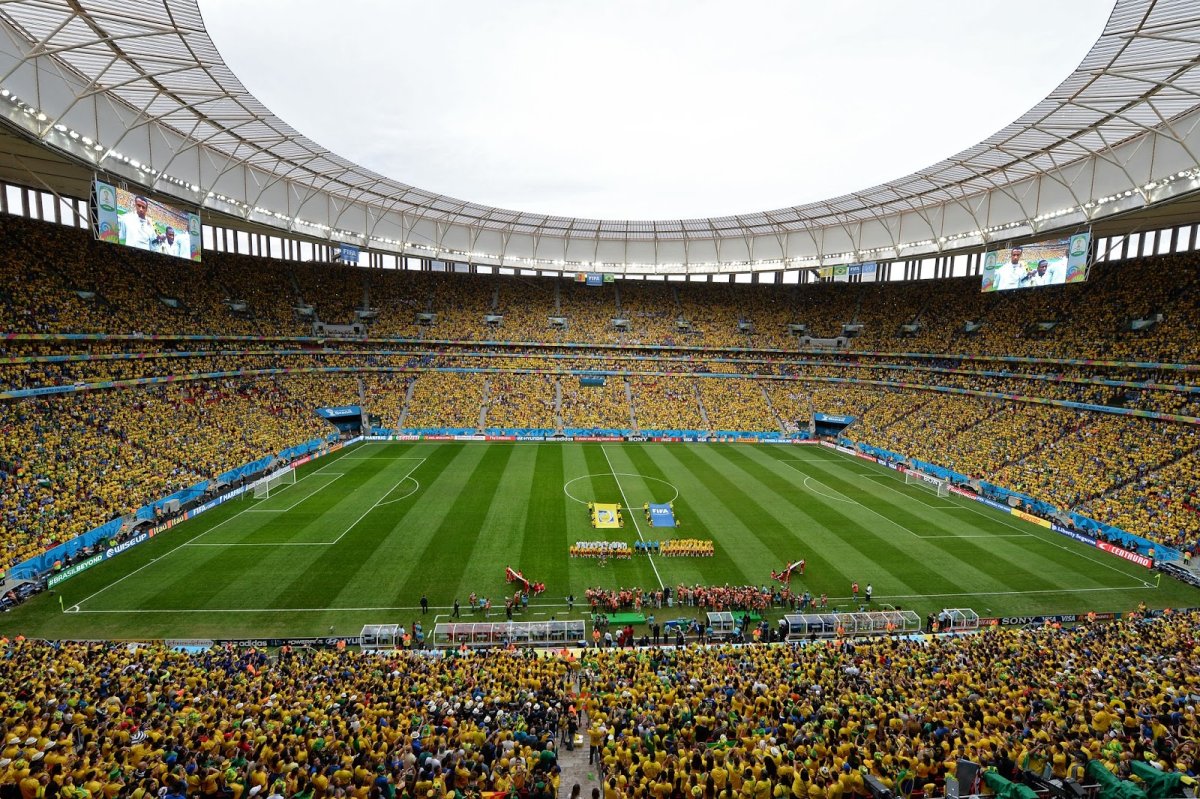 Стадионы бразилии по футболу