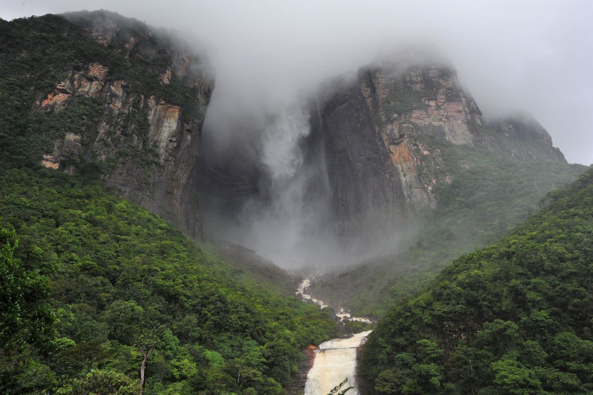 Самый большой водопад в венесуэле