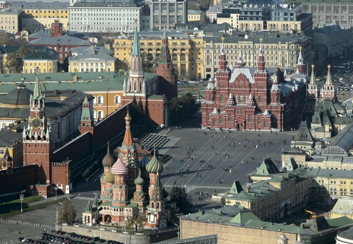 Кремль с высоты птичьего полета