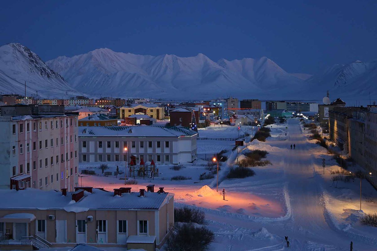Поселок Эгвекинот Чукотка
