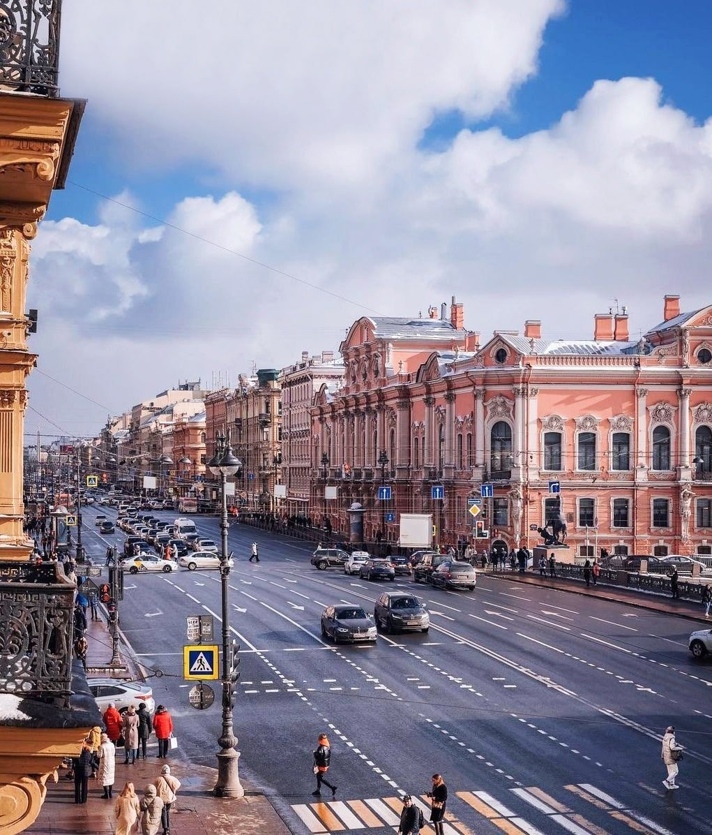 Вечерний Невский проспект Санкт Петербург