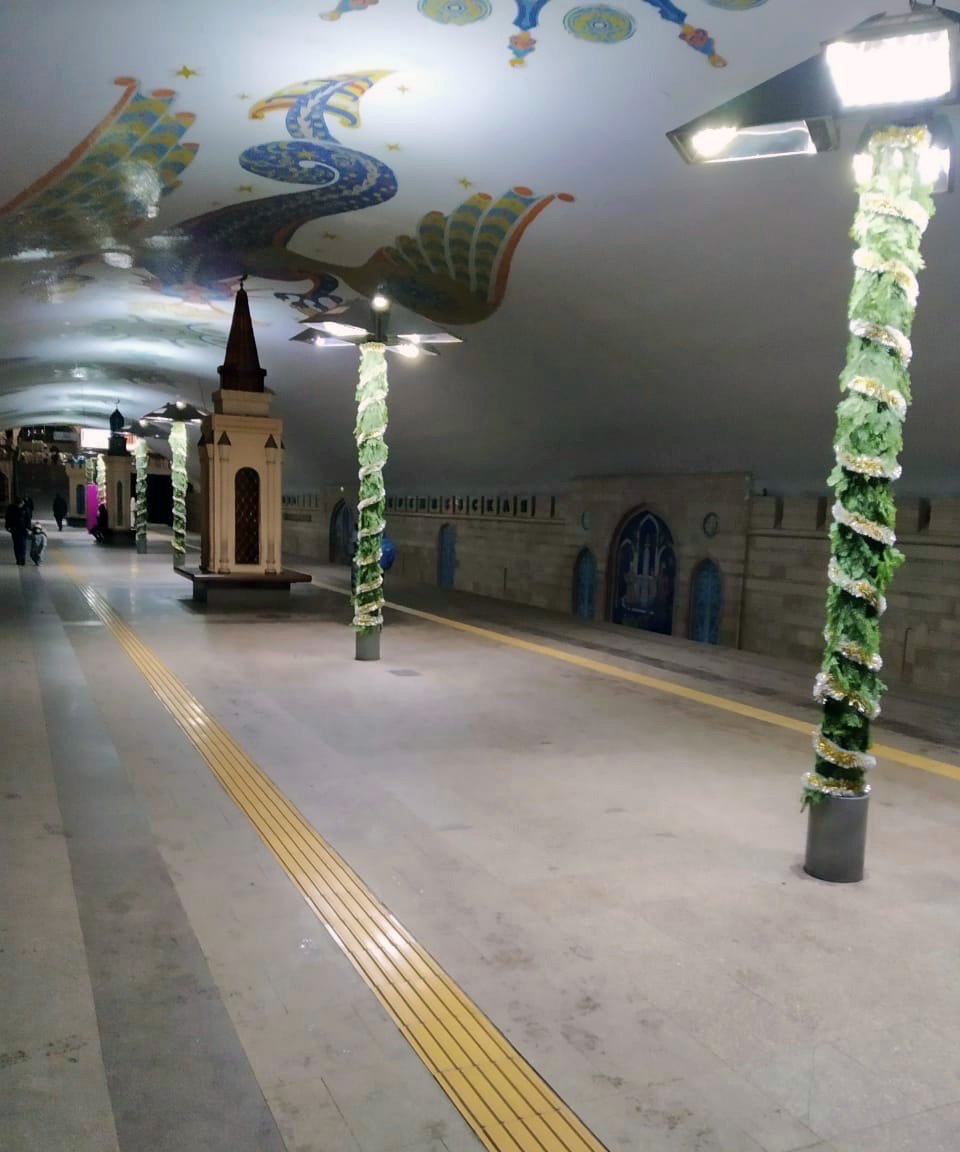 Самые красивые станции метро казани