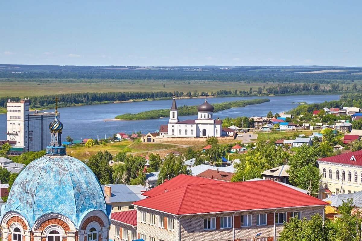 Бирск вид с белой