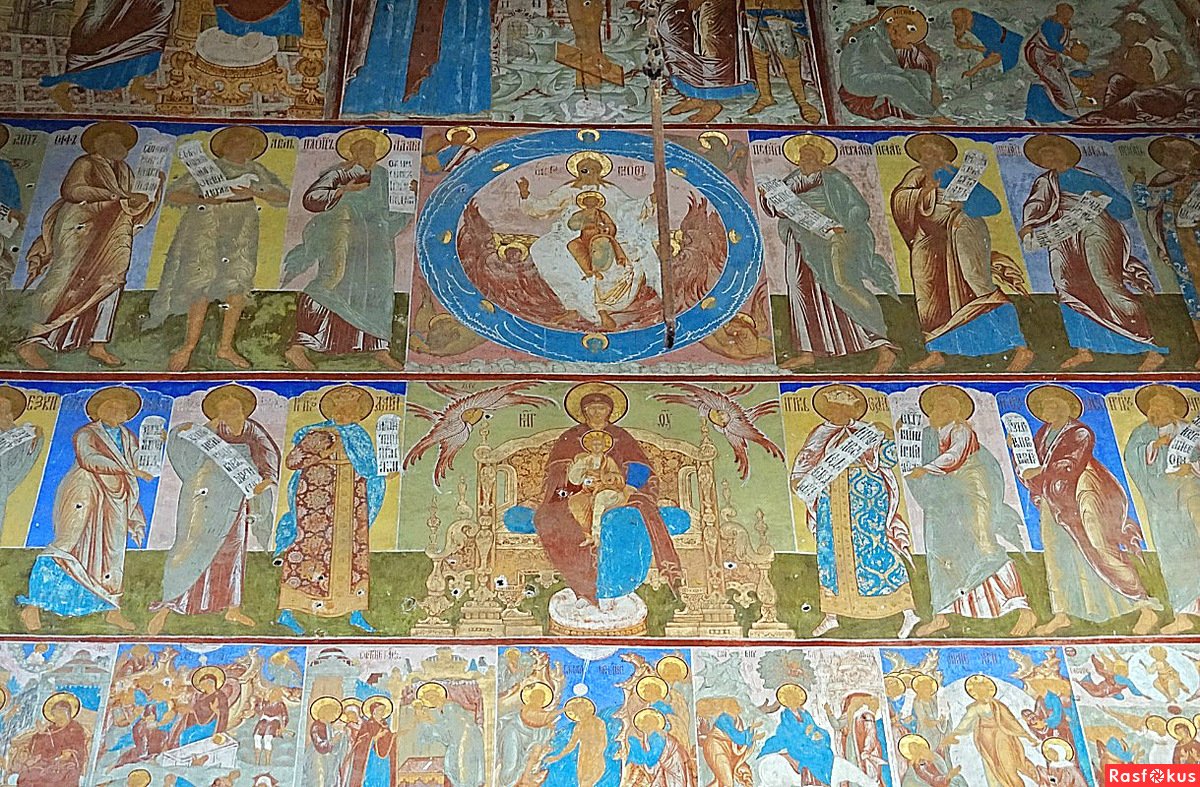 Фрески церкви Иоанна Богослова Ростовского Кремля (1683)