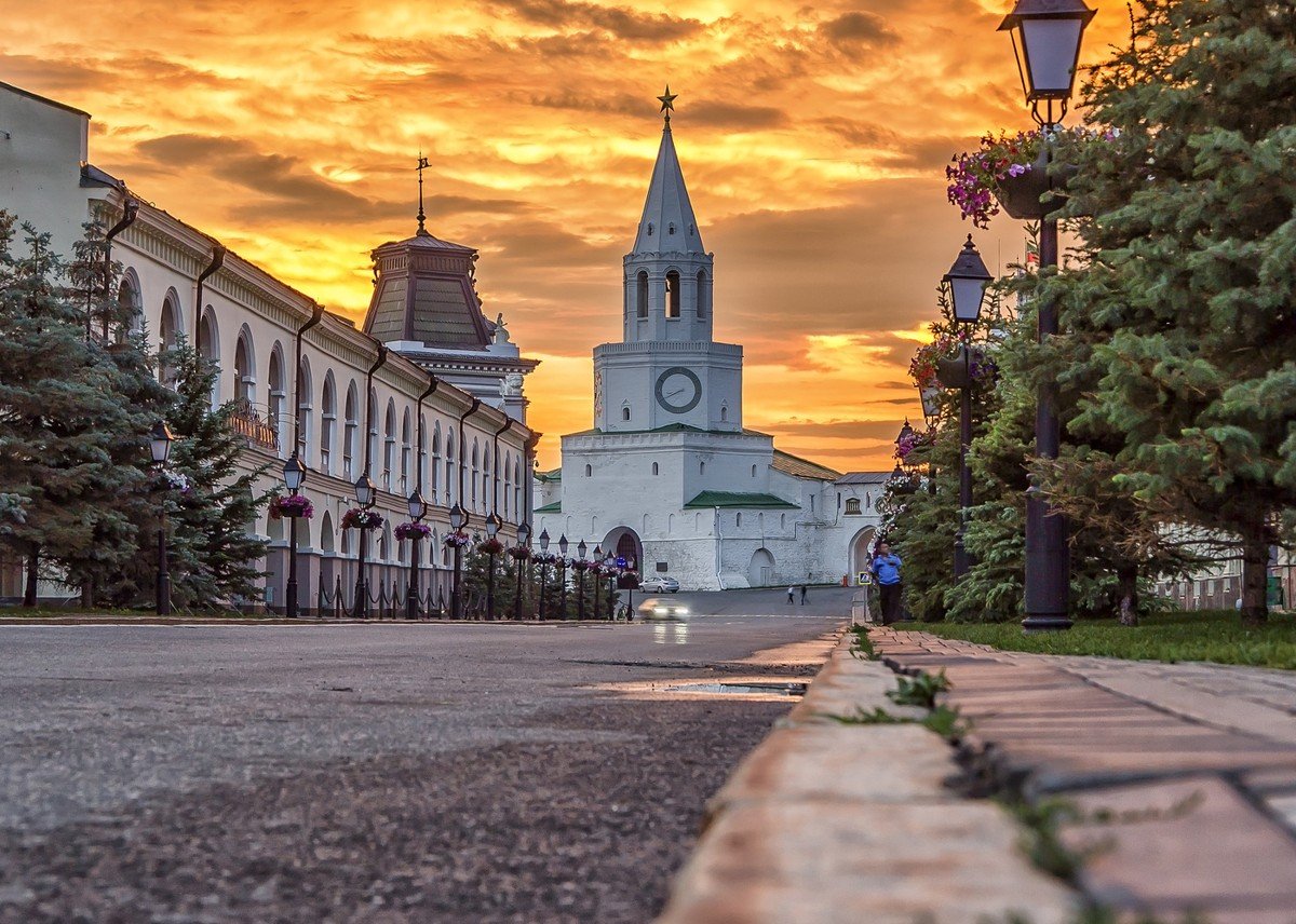 Казань осень Кремль