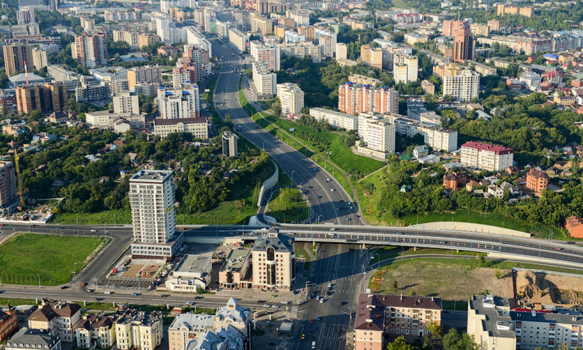 Казань с птичьего полета Ново Савиновский район