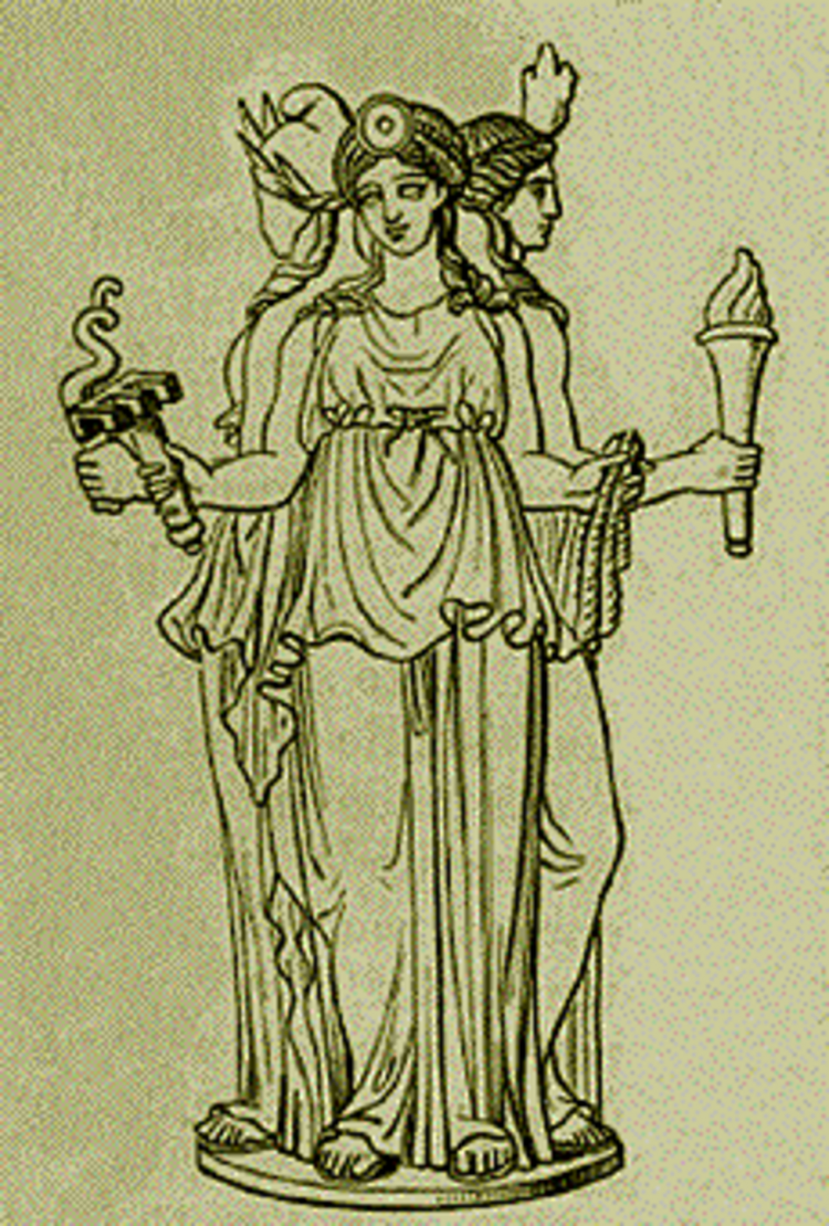 Статуя свободы богиня геката