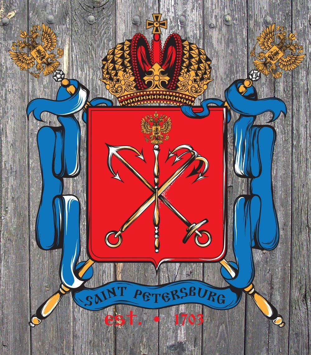 Герб Санкт-Петербурга 19 век